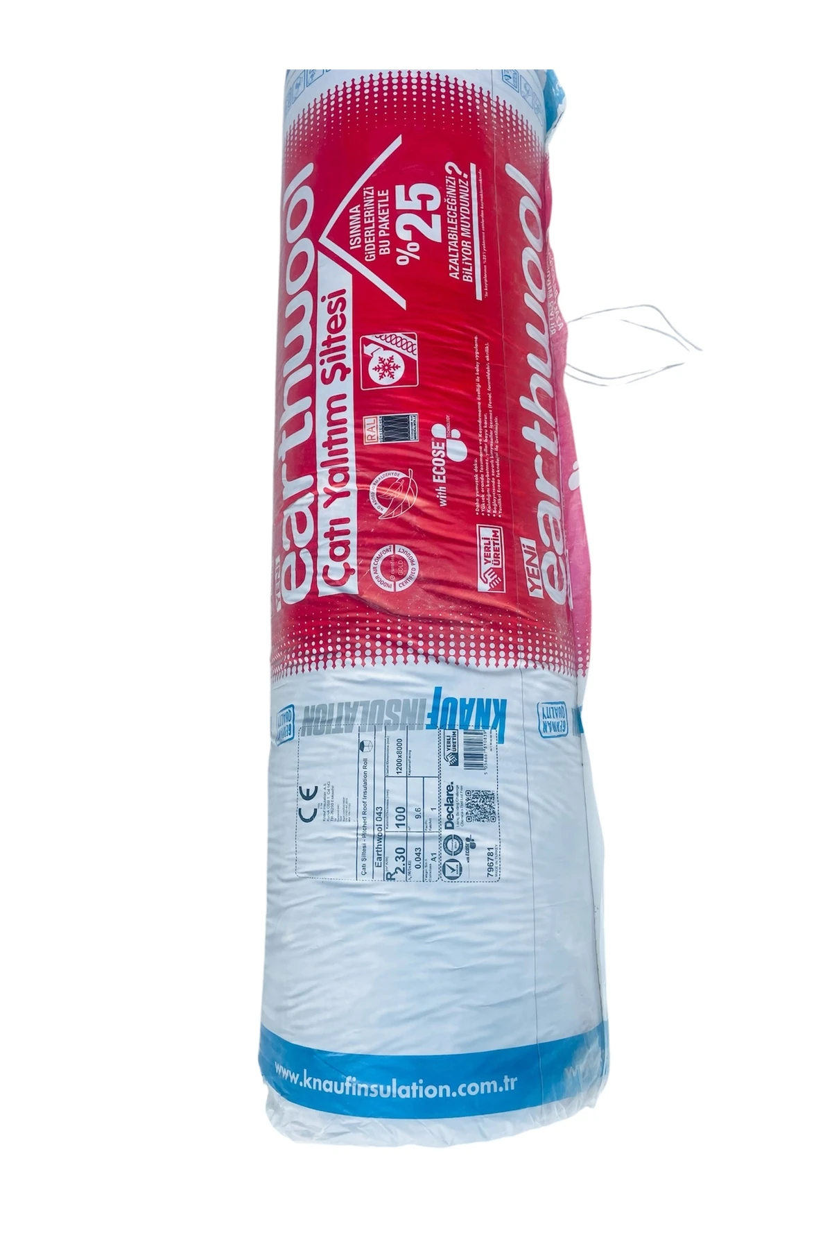 CAM YÜNÜ ÇATI ŞİLTESİ FOLYOSUZ (9,6m2)