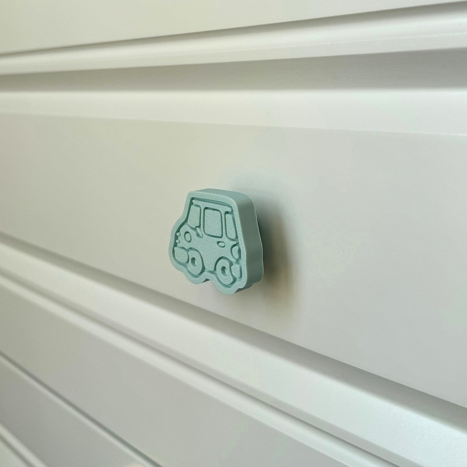 mavi Araba Dolap Kulpu - Çocuk, Mutfak ve Banyo Dolapları Için Modern ve Eğlenceli Mobilya Kulpu