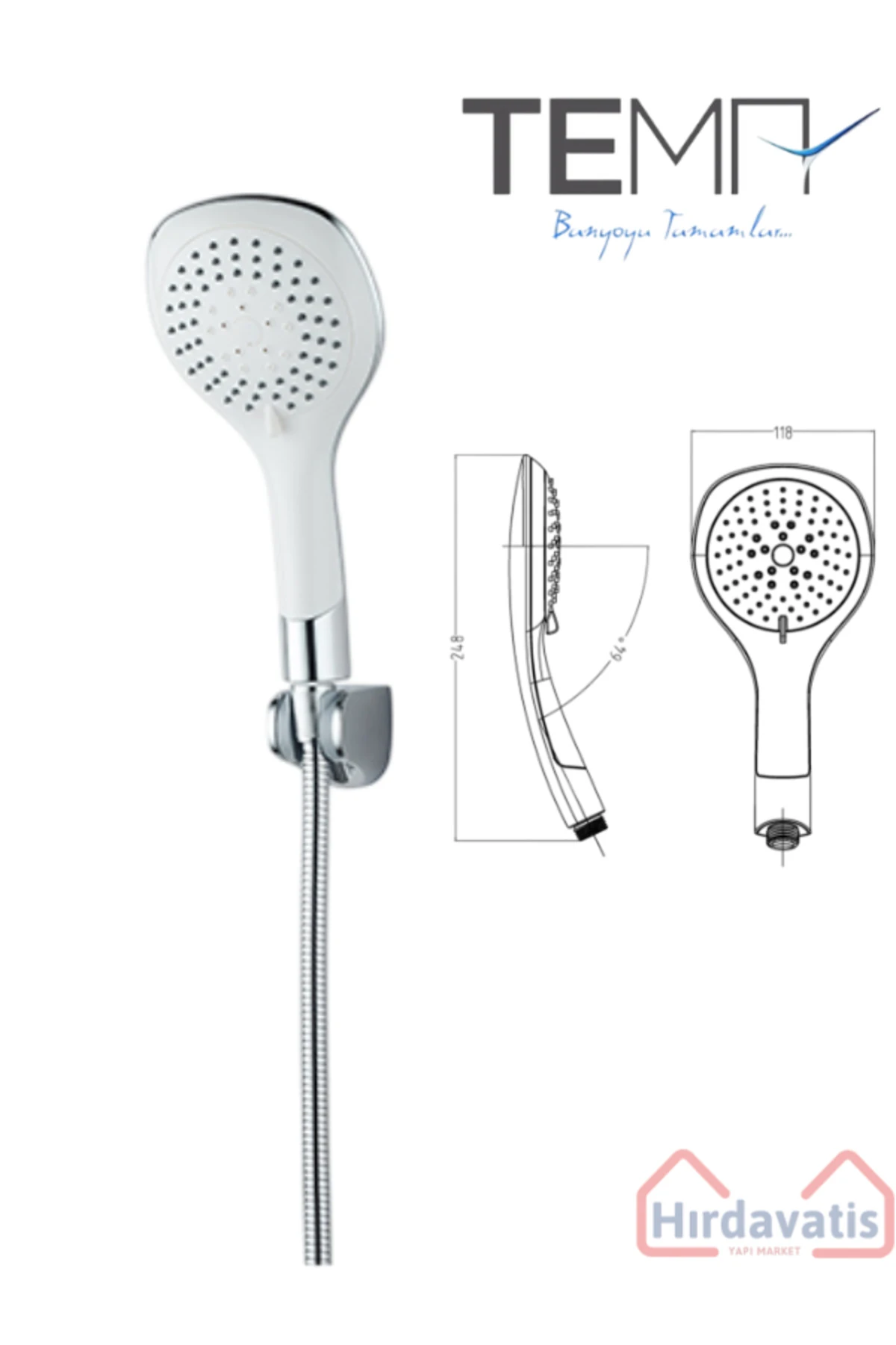 BİANCO ASKILI DUŞ TAKIMI 5 FONKSİYONLU