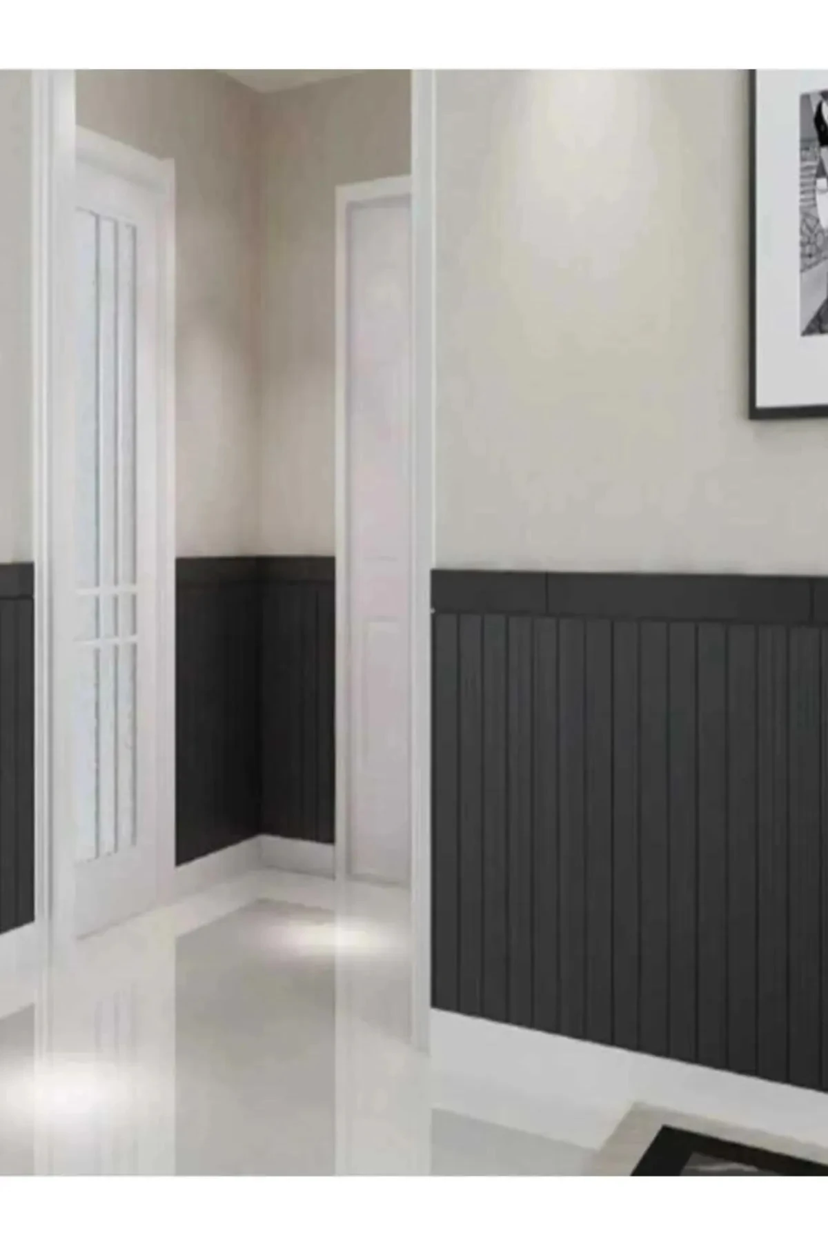 MDF CNC İşlemeli Dekoratif Boyanabilir Duvar Paneli-4mm Ham Mdf (54x102)