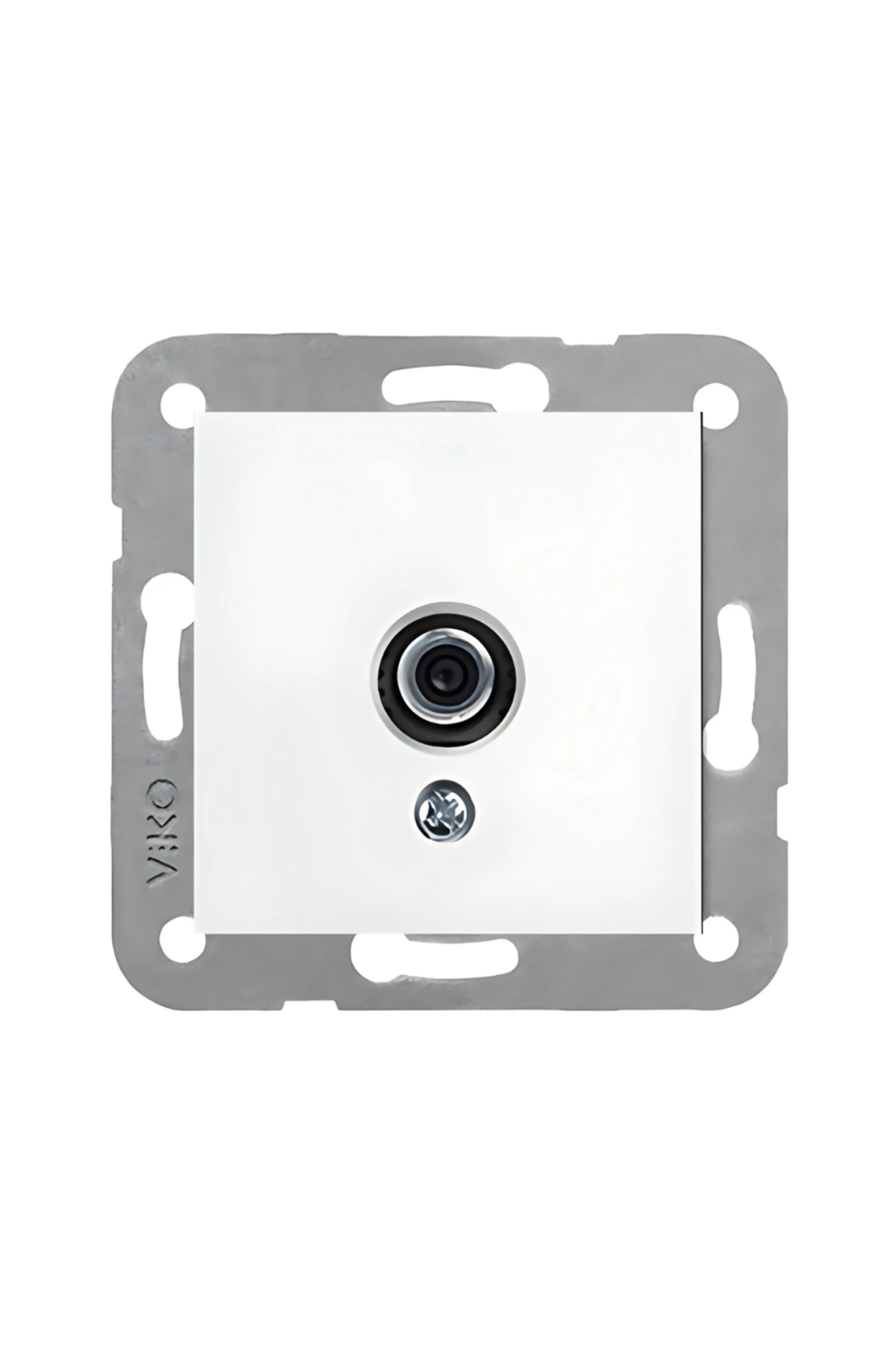 Karre F Konnektörlü, Beyaz, Çerçevesiz, Şık Ve Dayanıklı Tasarım