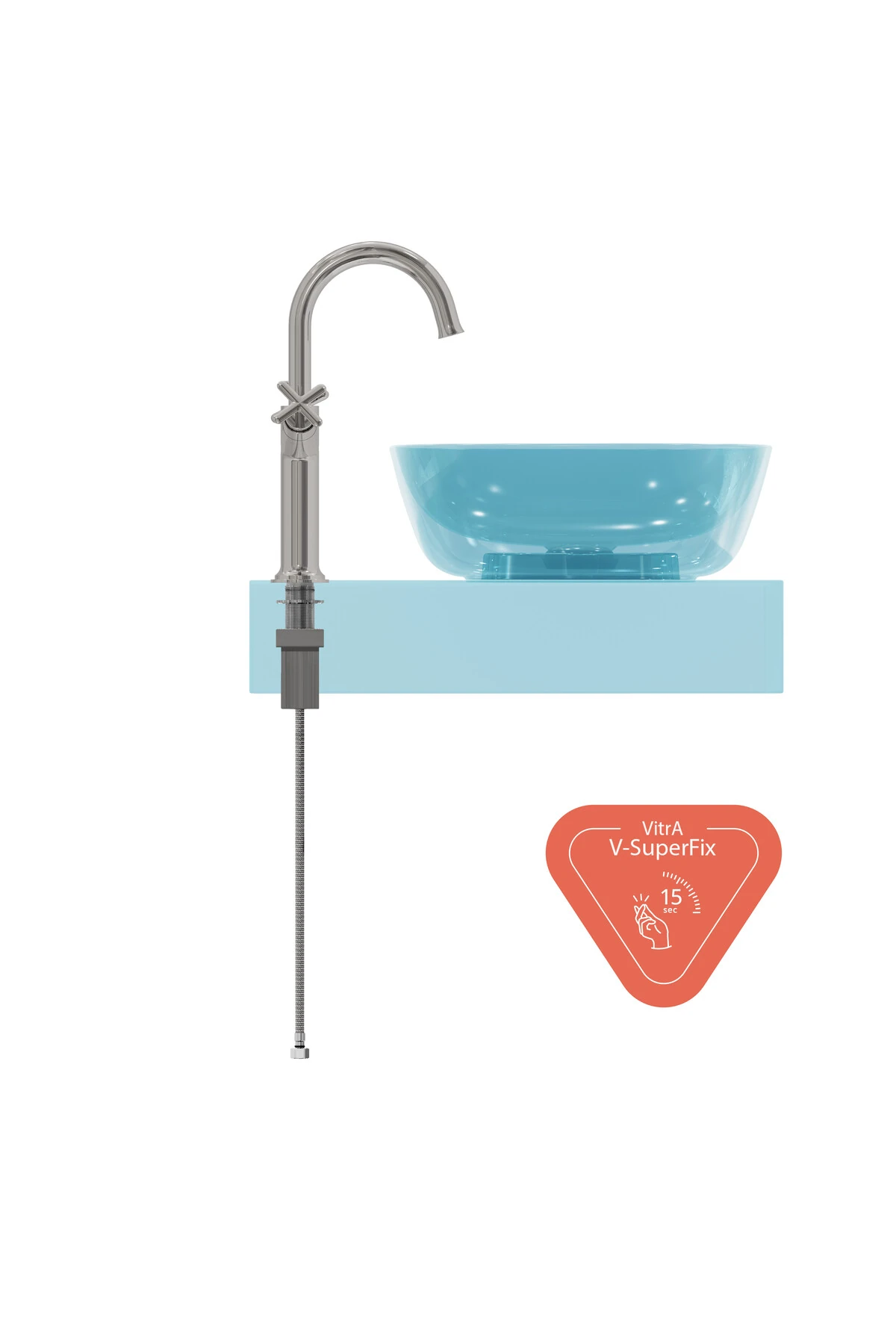 Origin Classic A42886 Çanak Lavabo Bataryası, Çift Kumandalı, Krom