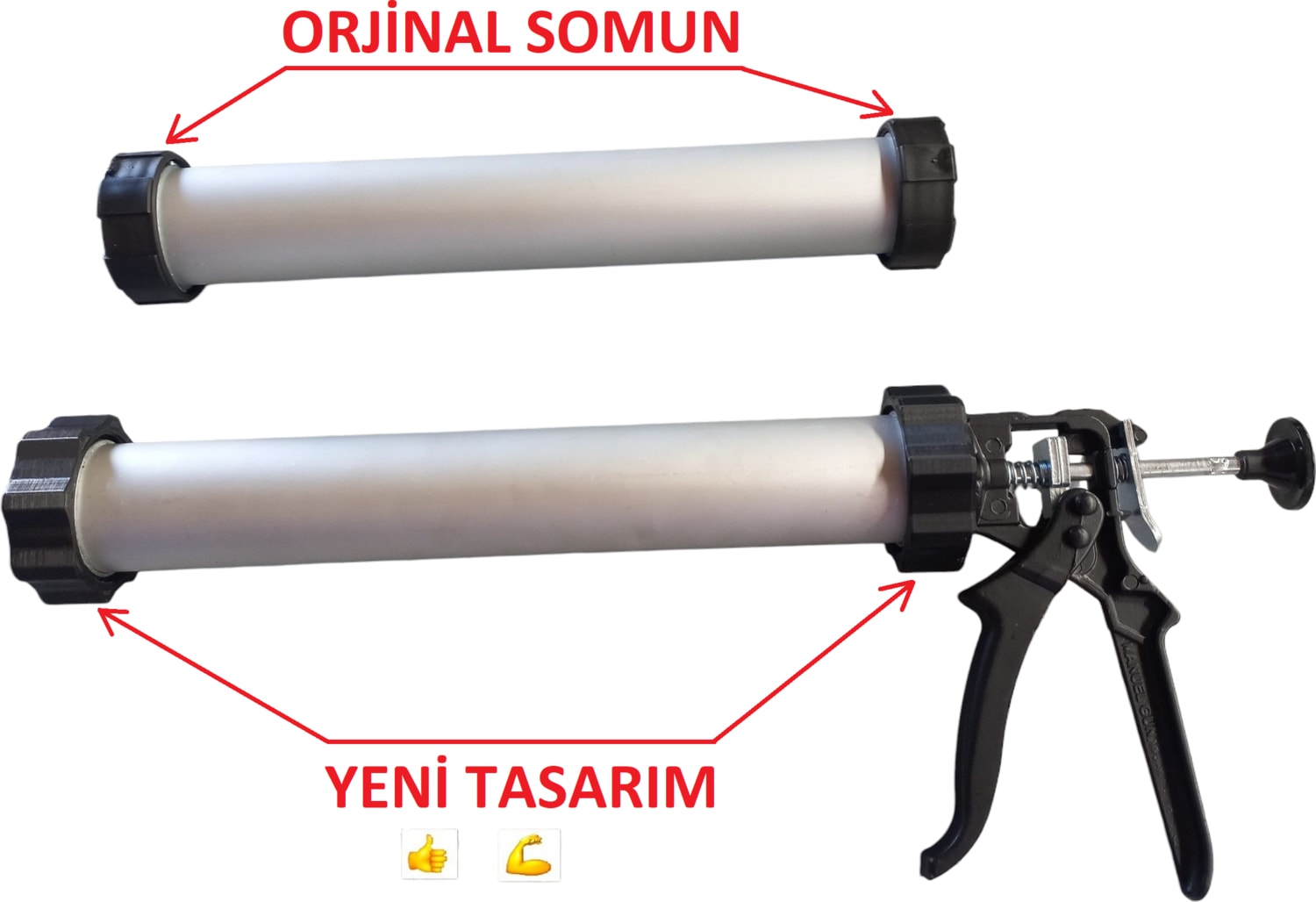 Sosis Silikon Tabancası Ön Somun 5 Adet