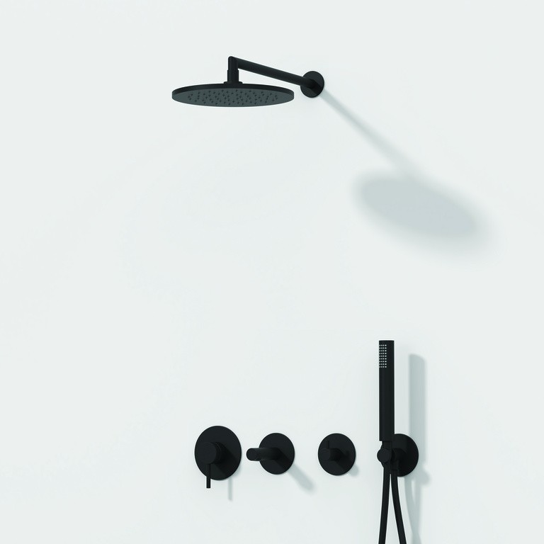 VitrA Origin A4554336WTC 1F El Duşu Takımı, Mat Siyah