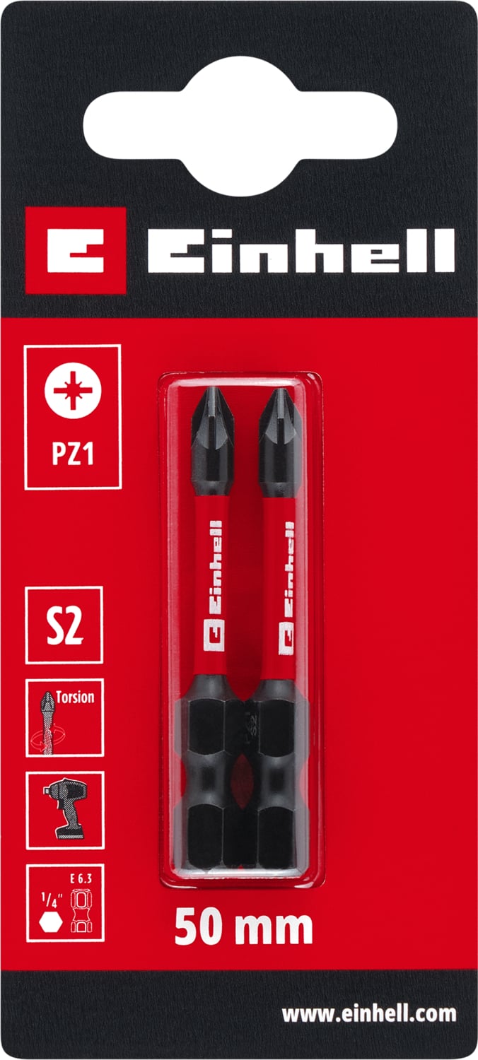 Pozidriv Yıldız Bits Uç 50 mm Pz1 2 Adet
