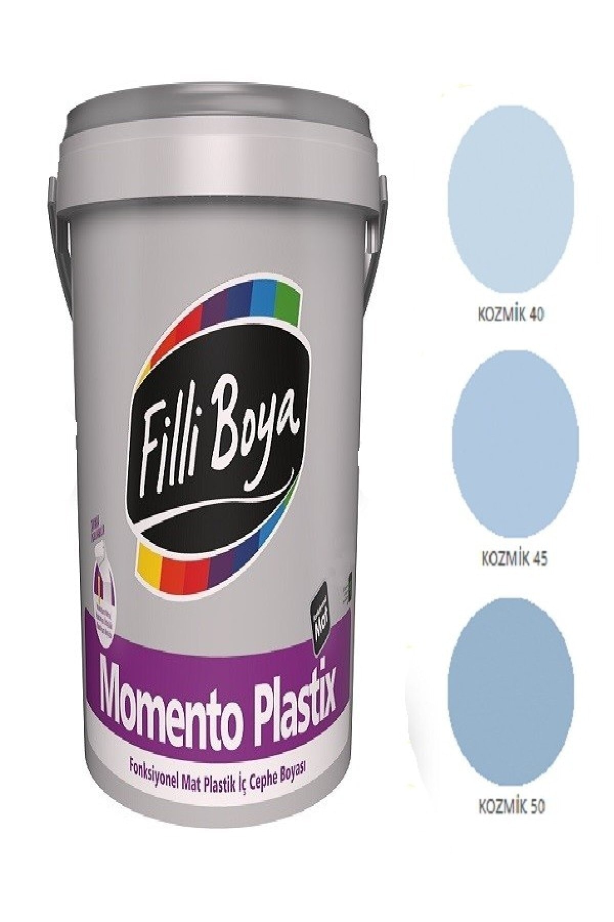 Momento Plastix Fonksiyonel Mat Plastik Iç Cephe Boyası 7.5lt (kozmik 40)