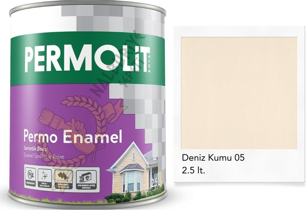 Enamel Sentetik Yağlı Boya Deniz Kumu 2.5 Lt.