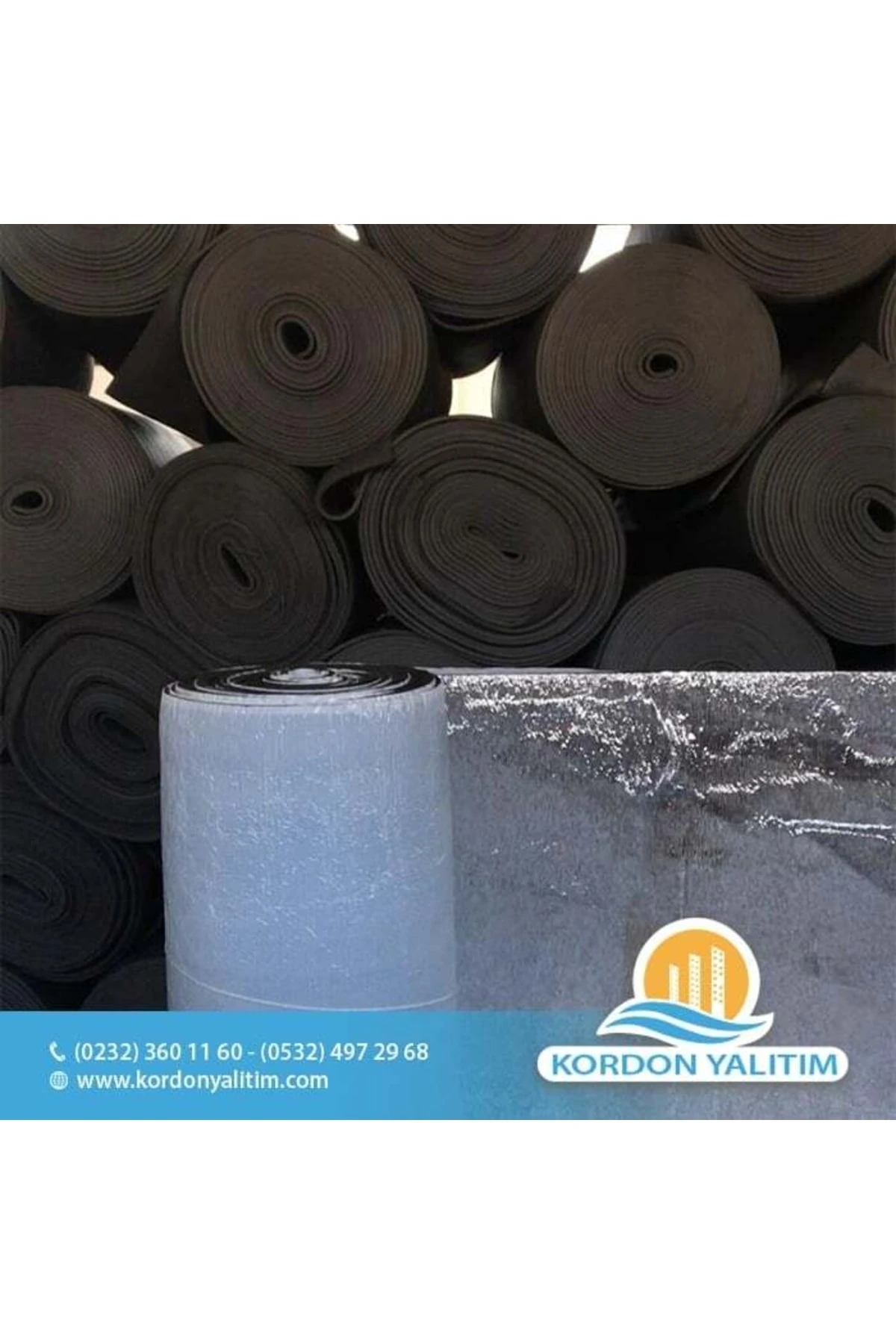 19 Mm 120 Cm 5 M2 Karavan / Oto Ses Isı Yalıtım Folyolu Yapışkanlı Kauçuk Izolasyon