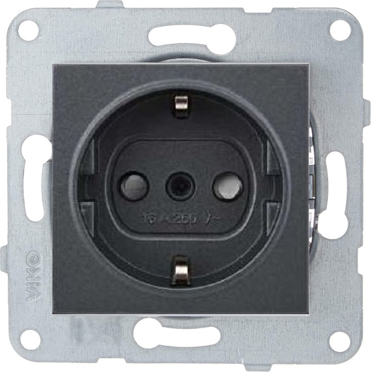 Artline Novella Füme Çocuk Korumalı Topraklı Priz KAPAK