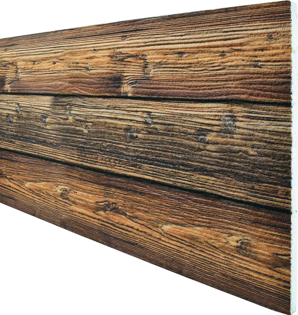 5 Adet (2,5m2) x Ahşap Desenli 3 Boyutlu Renkli Strafor Köpük Duvar Kaplama Paneli (WD-706)