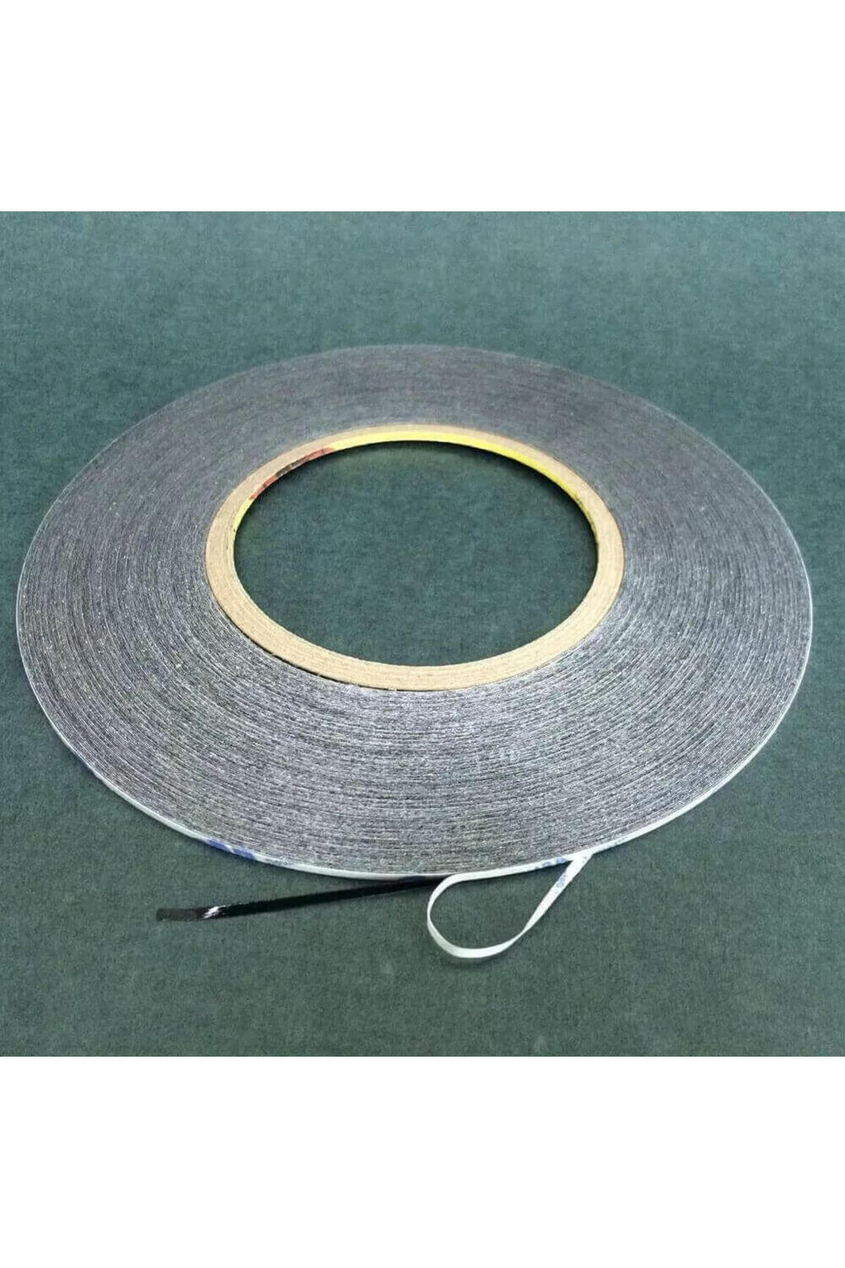 3M 2mm/50mt Çift Taraflı Bant Ekran Cam Kasa Kapak Tamir Bantı-siyah