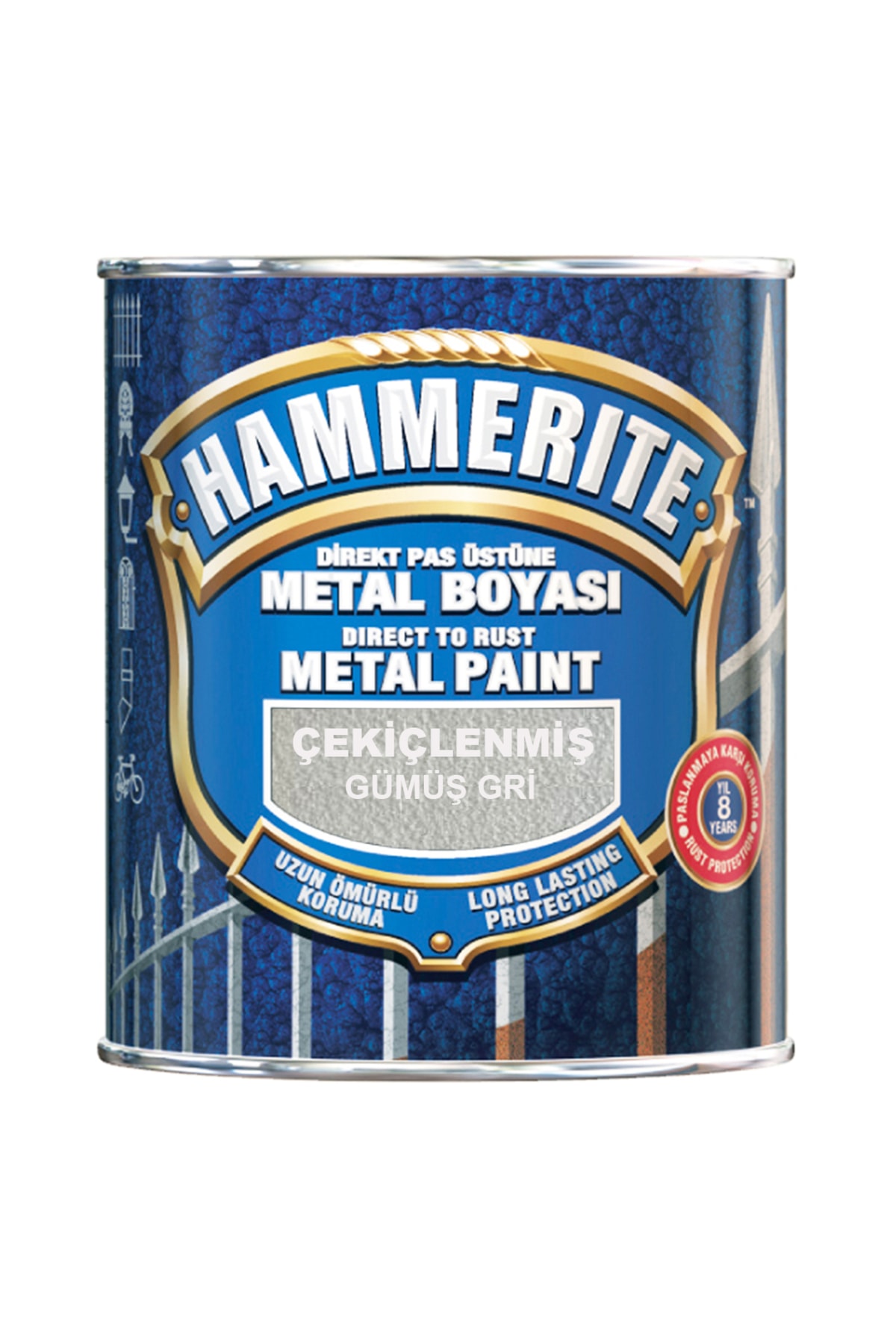 Hammerite Direkt Past Üstü Çekiçlenmiş Metal Boyası 2,5l