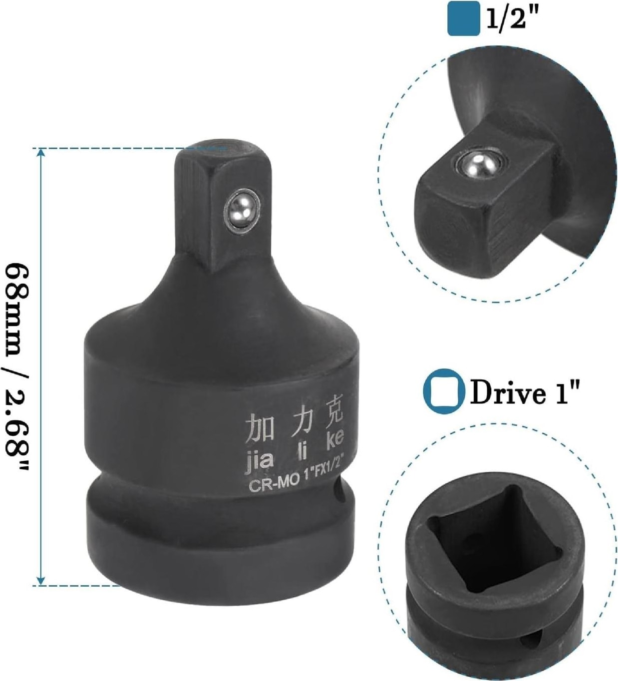 3/4 - 1/2 Havalı Adaptör Dönüştürücü