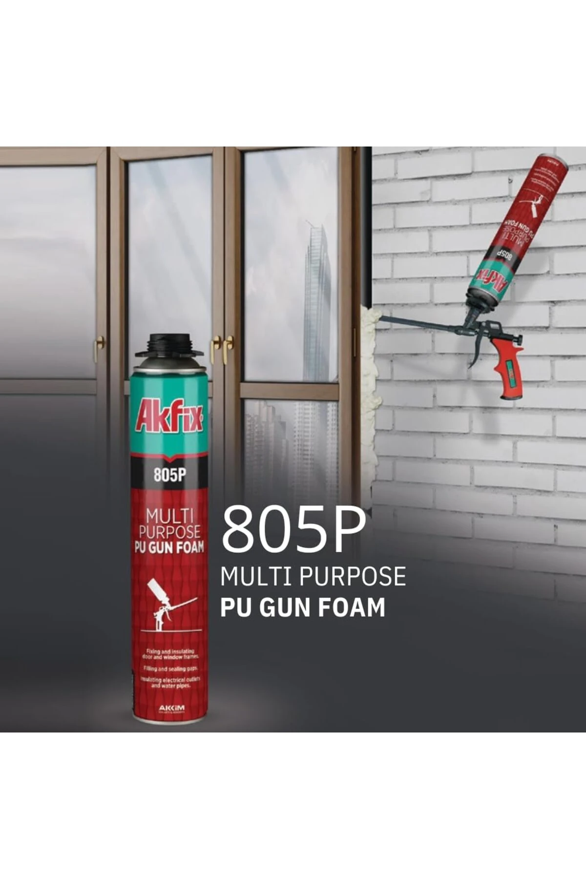 805p Poliüretan Tabancalı Köpük 750ml