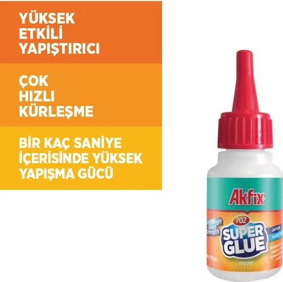 702 Süper Japon Yapıştırıcı 30 gr