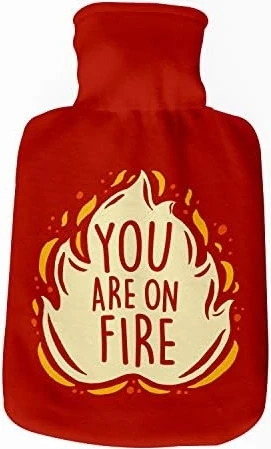 Hediyesepeti Kız Arkadaşa Hediye Esprili Sıcak Su Torbası - Tasarım Kılıflı Termofor - El Ayak Isıtıcı