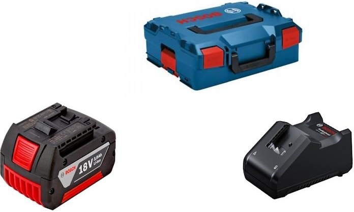 BOSCH Gba 18V 1X3AH + Gal 18V-40 + L-Box