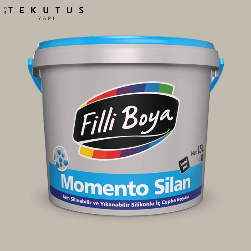 Momento Silan Silikonlu Iç Cephe Boyası 15 L 1640/Cİ-6481 Doğal Bej