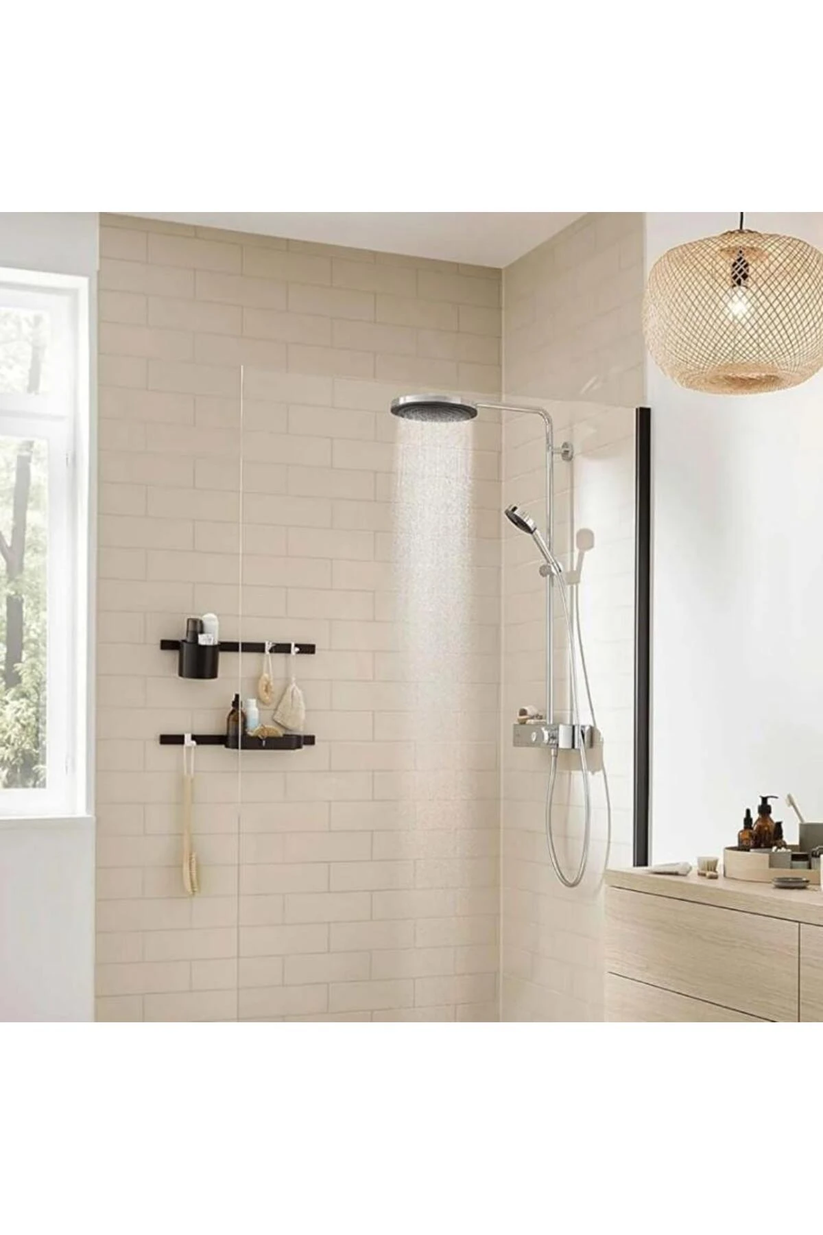 Pulsify S Duş kolonu 260 1jet, EcoSmart, ShowerTablet Select 400 ile - 24221000