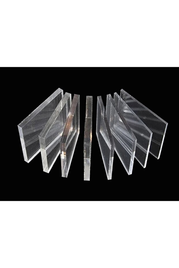 Şeffaf Pleksi Levha 3,8mm~4mm Pleksiglass 35cmx35cm