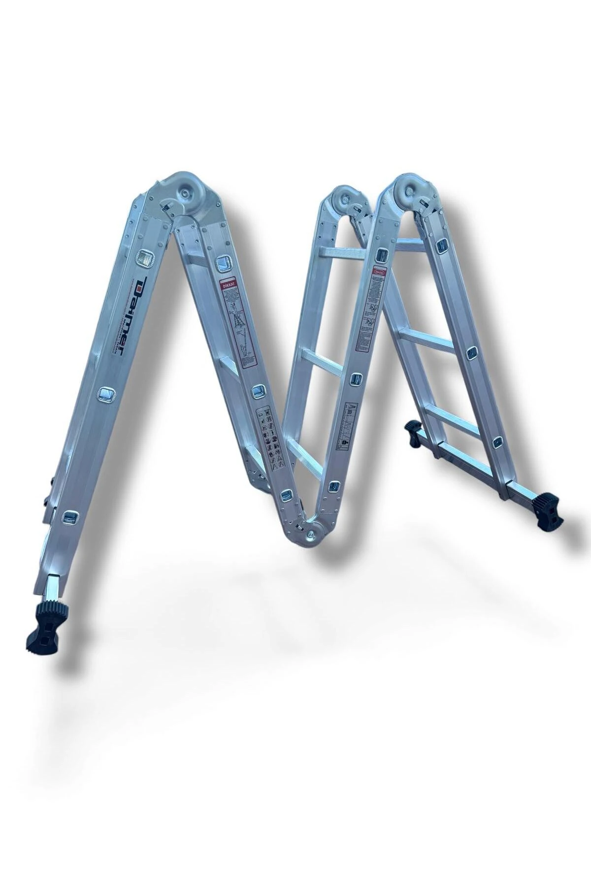 4X3 ALÜMİNYUM ÇOK AMAÇLI AKROBAT MERDİVEN 3.70 MT 12 BASAMAKLI