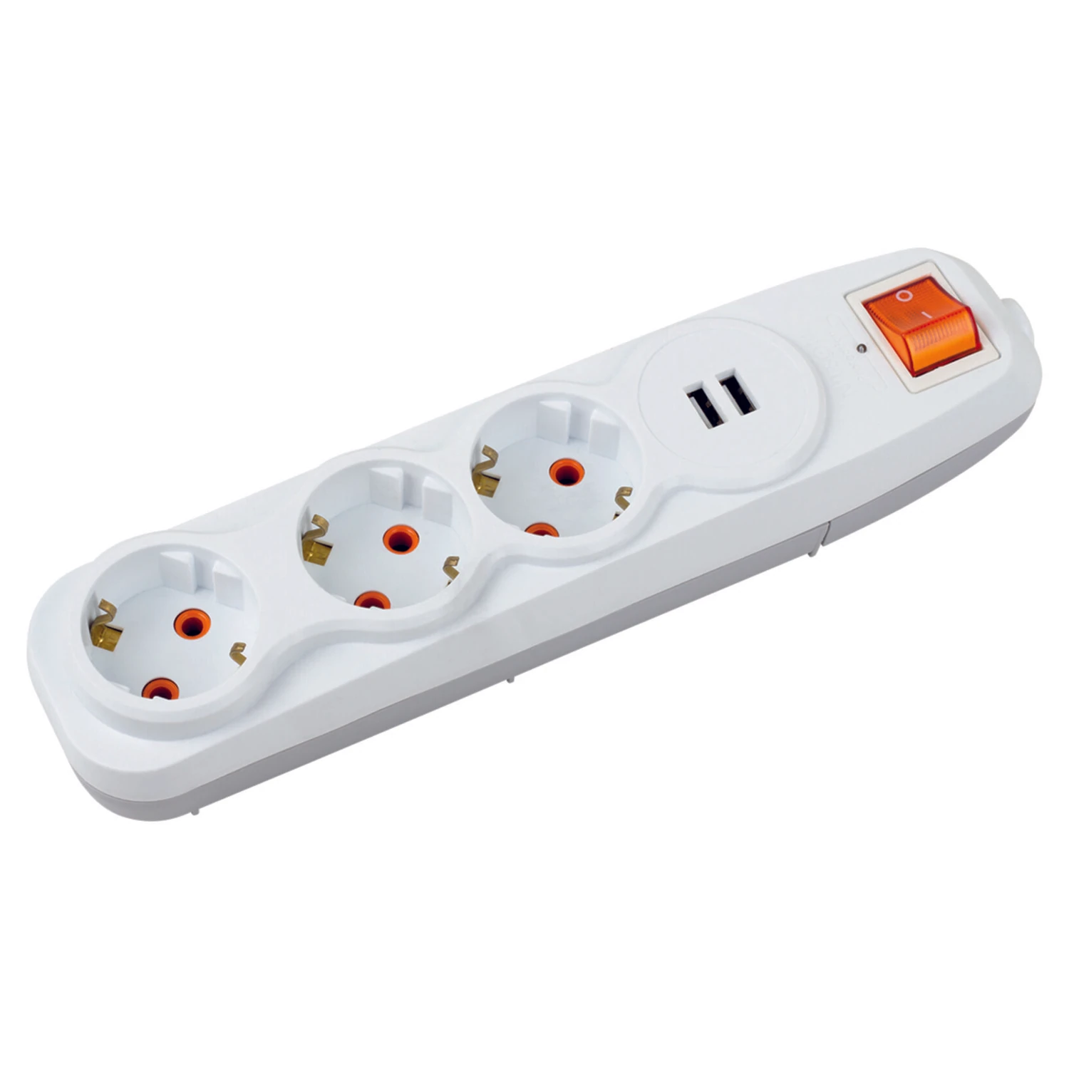 Üçlü Grup Priz Akım Korumalı 2'li Usb'li 1,5 mt 2 Adet