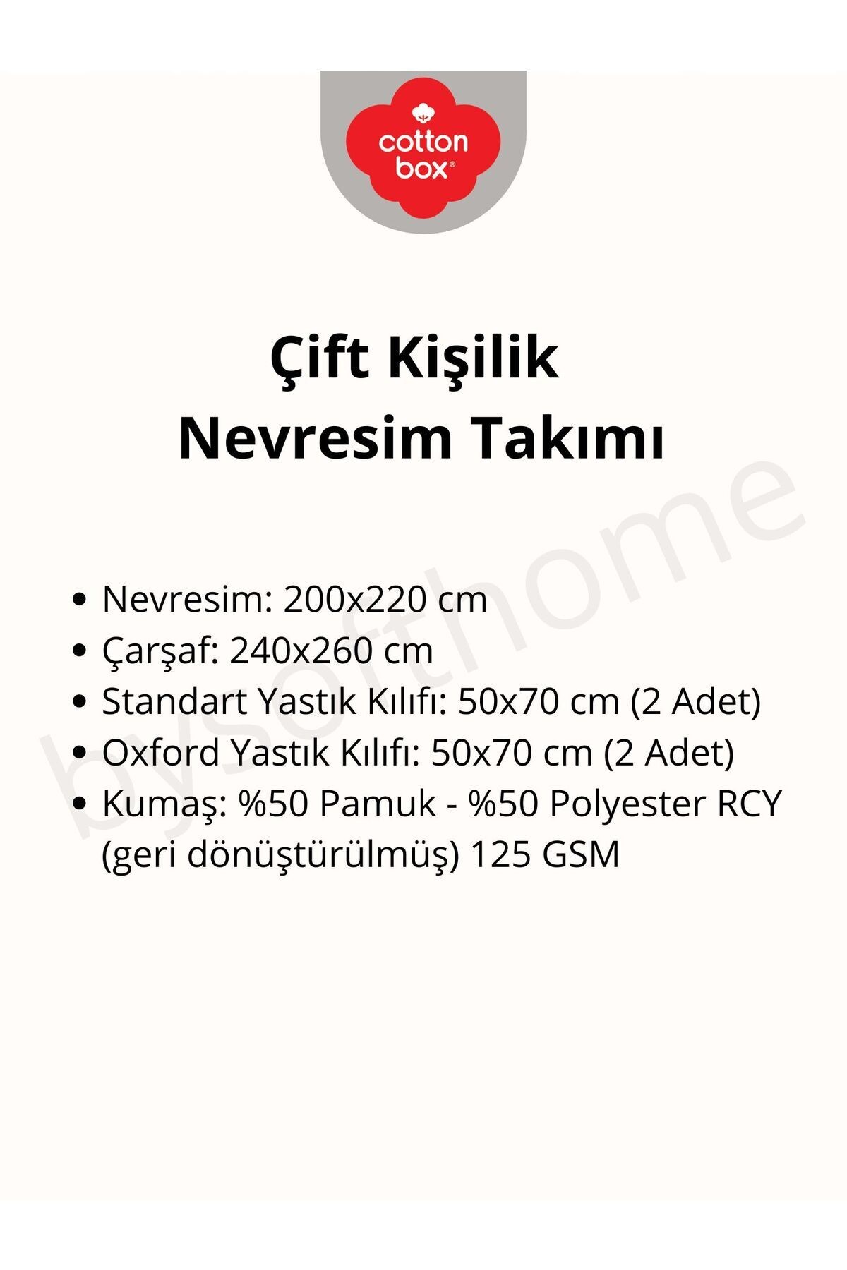 RIBBED BANDE BORDO Çift Kişilik Nevresim Takımı