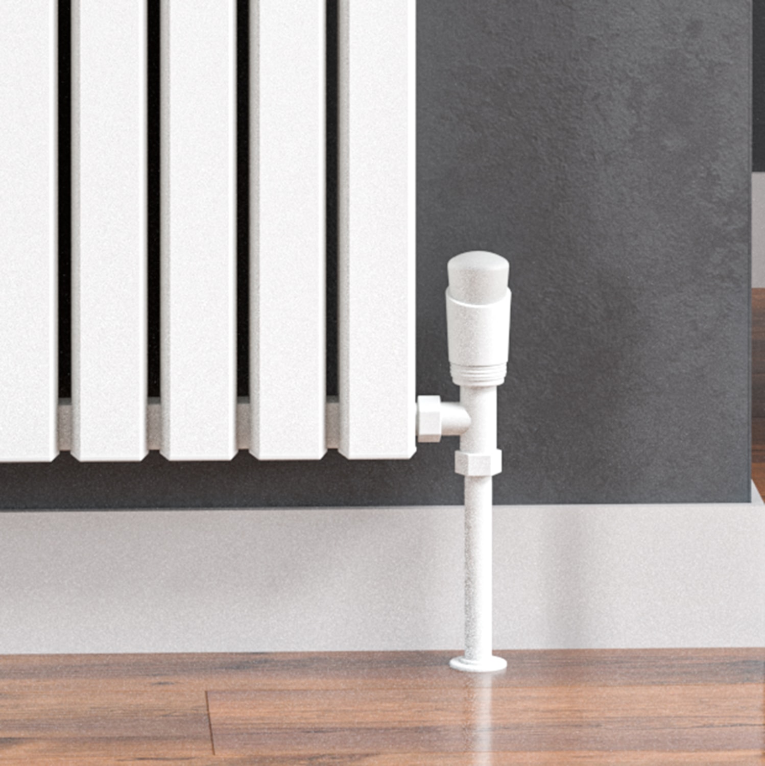 Siesta Alüminyum Dekoratif Dikey Radyatör 1800x463 mm 8 Dilim Mat Bronz | 1417 W Yüksek Isıl Verim