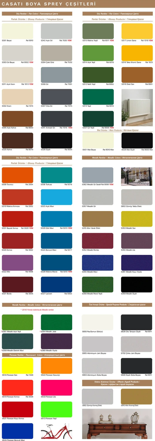 Casatı Sprey Boya 400 Ml 355Metalik Mavi