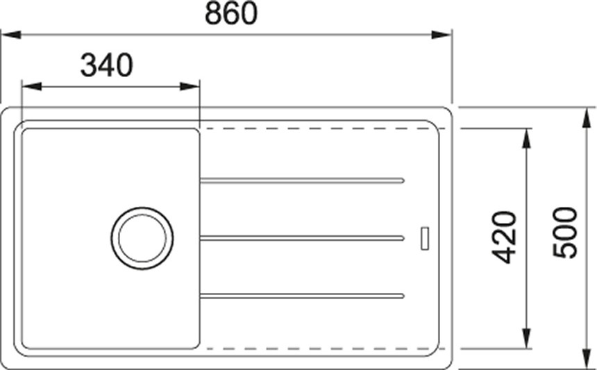 Bfg 611-86 Sahara Tezgah Üstü Basis Granit Eviye
