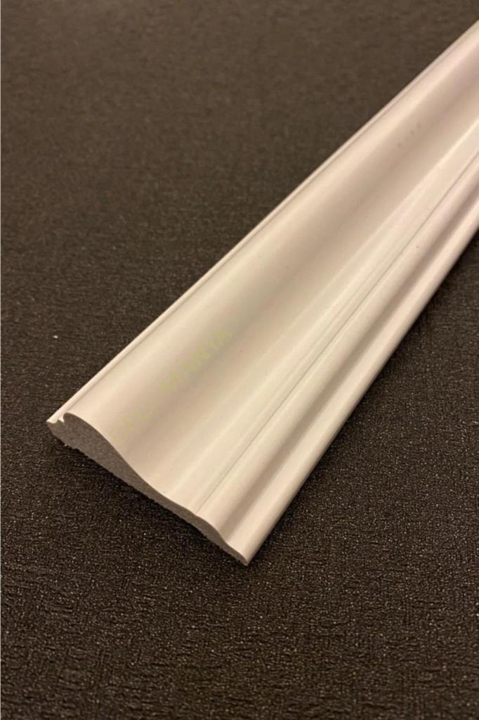 6cm x 120CM Poliüretan Klasik Duvar Çıtası Boyanabilir Çıta Bordür Salon Koridor Antre 1 Boy 120CM
