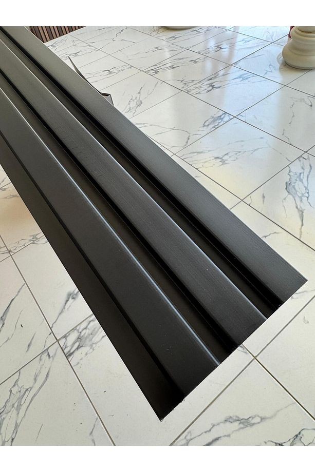 Pvc Polimer Black Duvar Lambiri Ofis Tv Arkası Koridor Dekoratif Panel