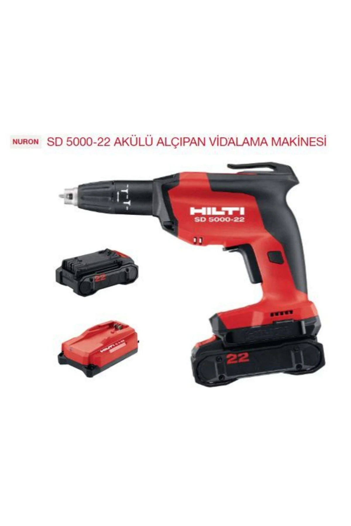 Akülü alçıpan vidalama seti (Nuron)