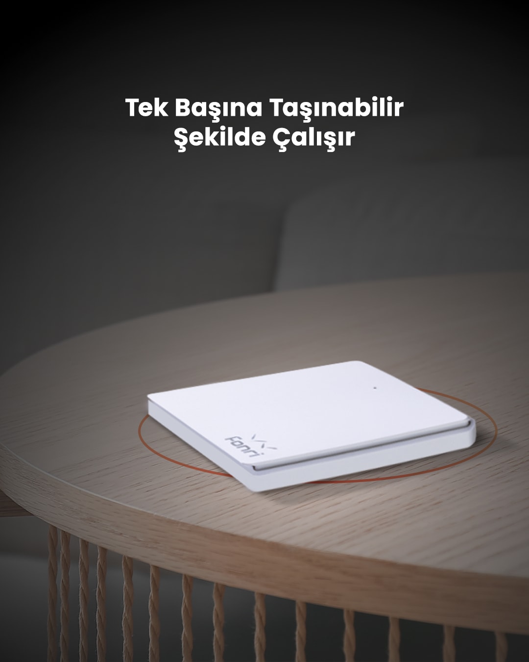 2 Adet Kablosuz Tekli Duvar Anahtarı-Kendinden Enerjili ve 1 Adet Akıllı Kablosuz Anahtar Alıcısı Seti