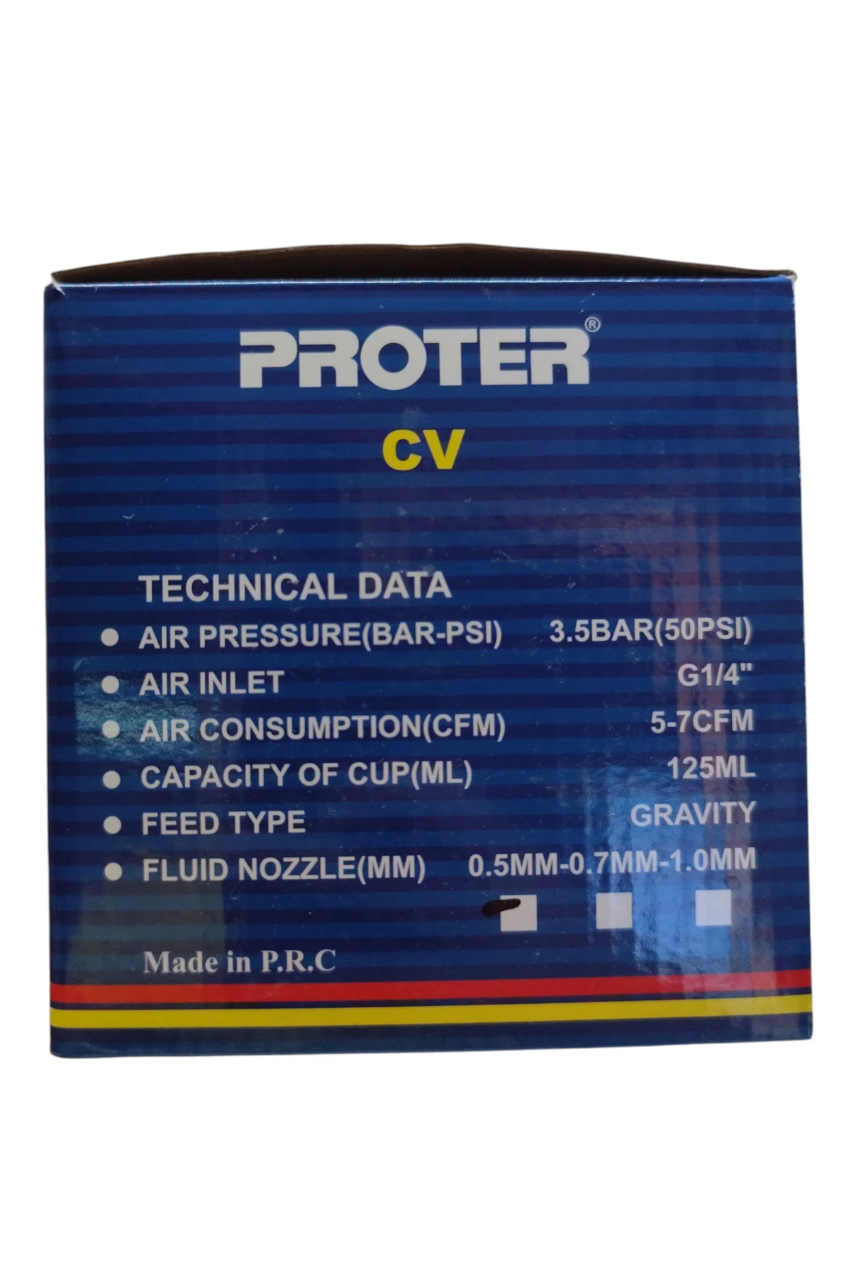 Profesyonel Üstten Depo Rötuş Tabancası 0.8 meme