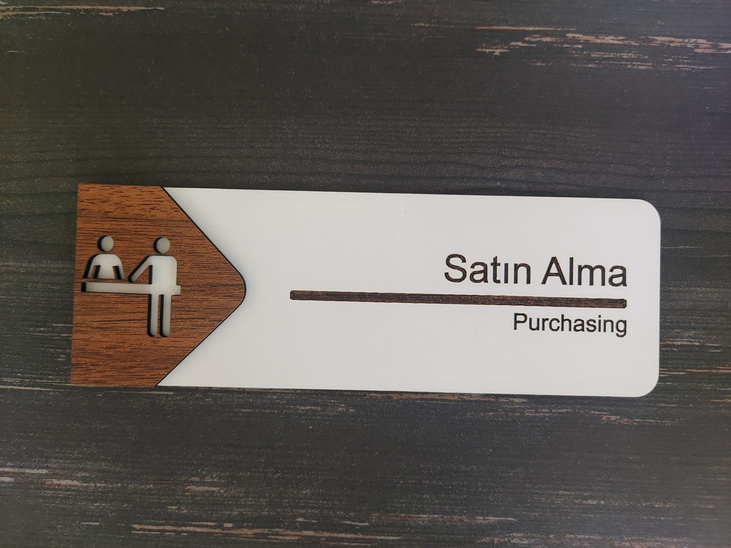 Satın Alma Ofis Oda Kapı İsimliği Yönlendirme Tabelası Levhası Kişiselleştirilebilir
