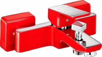Eca Tiera Banyo Bataryası- Krom Kırmızı 103302469