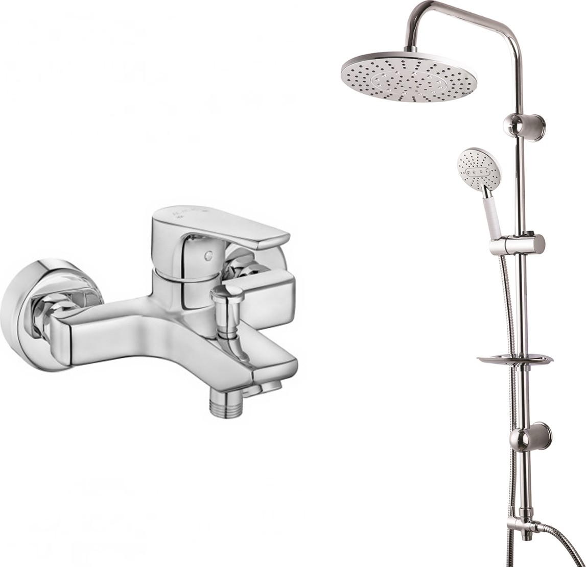 Eca Niobe Banyo Bataryası + Modamix Arjantin Tepe Duş Seti