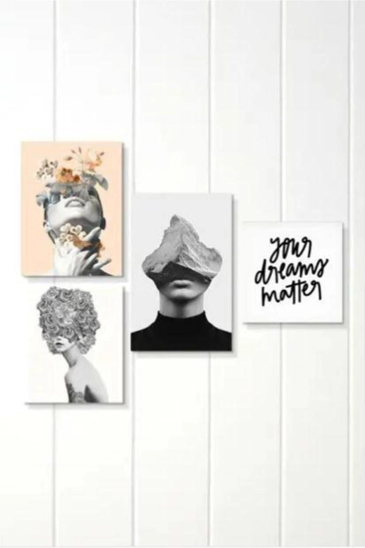 Kendinden Yapışkanlı Beyaz Ahşap Desen Esnek Sünger Duvar Paneli