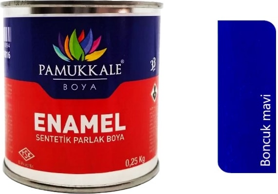 Enamel Sentetik Yağlı Boya 250 Gr. Boncuk Mavi