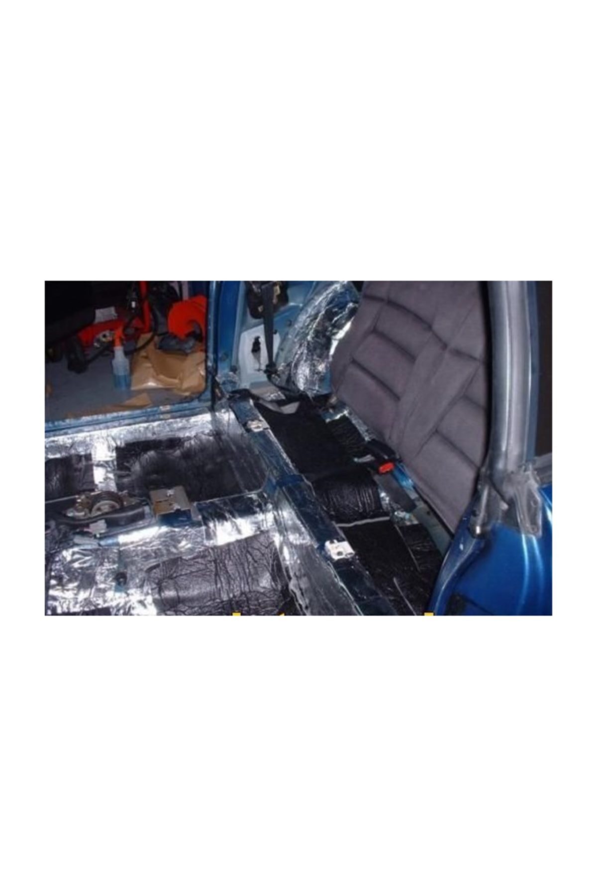 Bitüself Alüminyum Kaplı Oto Ses Ve Su Yalıtım Bantı 30cm X 10mt Aüminyum (PÜTÜRLÜ)