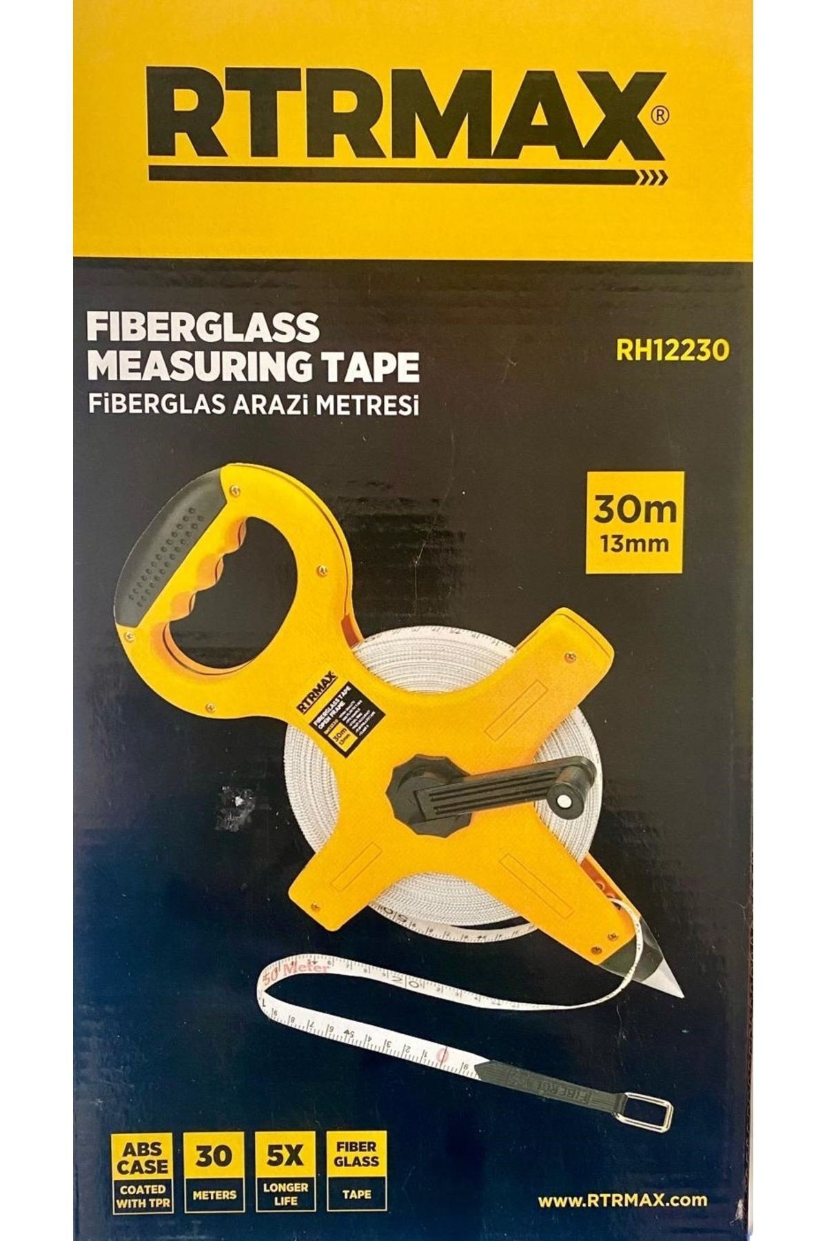 FİBERGLASS ARAZİ METRE 30mt