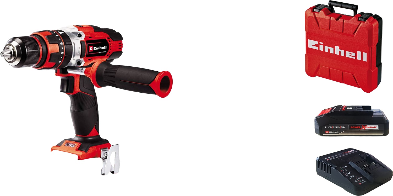 EİNHELL Te-Cd 18/48 Li-I Akülü Matkap + 18V 2,5AH Akülü Çantalı Set