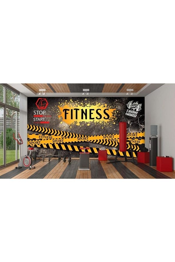 Spor Salonu Fitness Gym Duvar Kağıdı