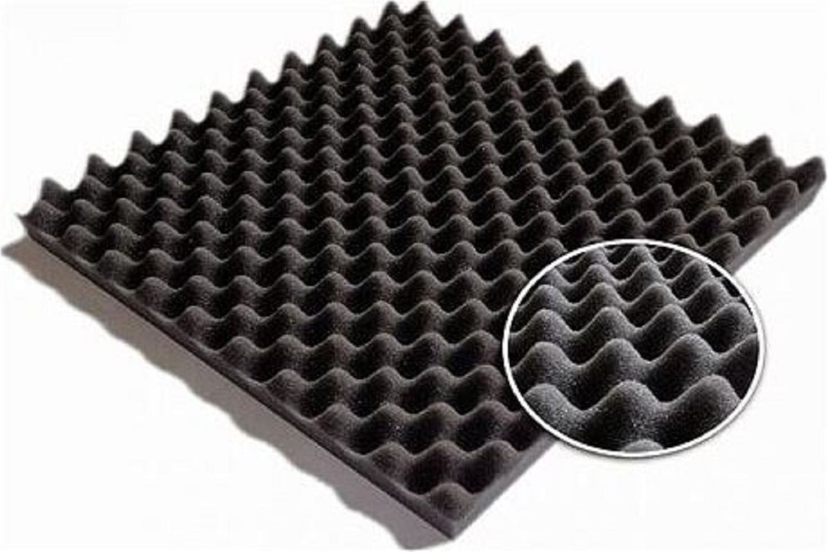 Yanmaz Akustik Yumurta Sünger 50 cm x 100 cm 30 mm 60 Dns