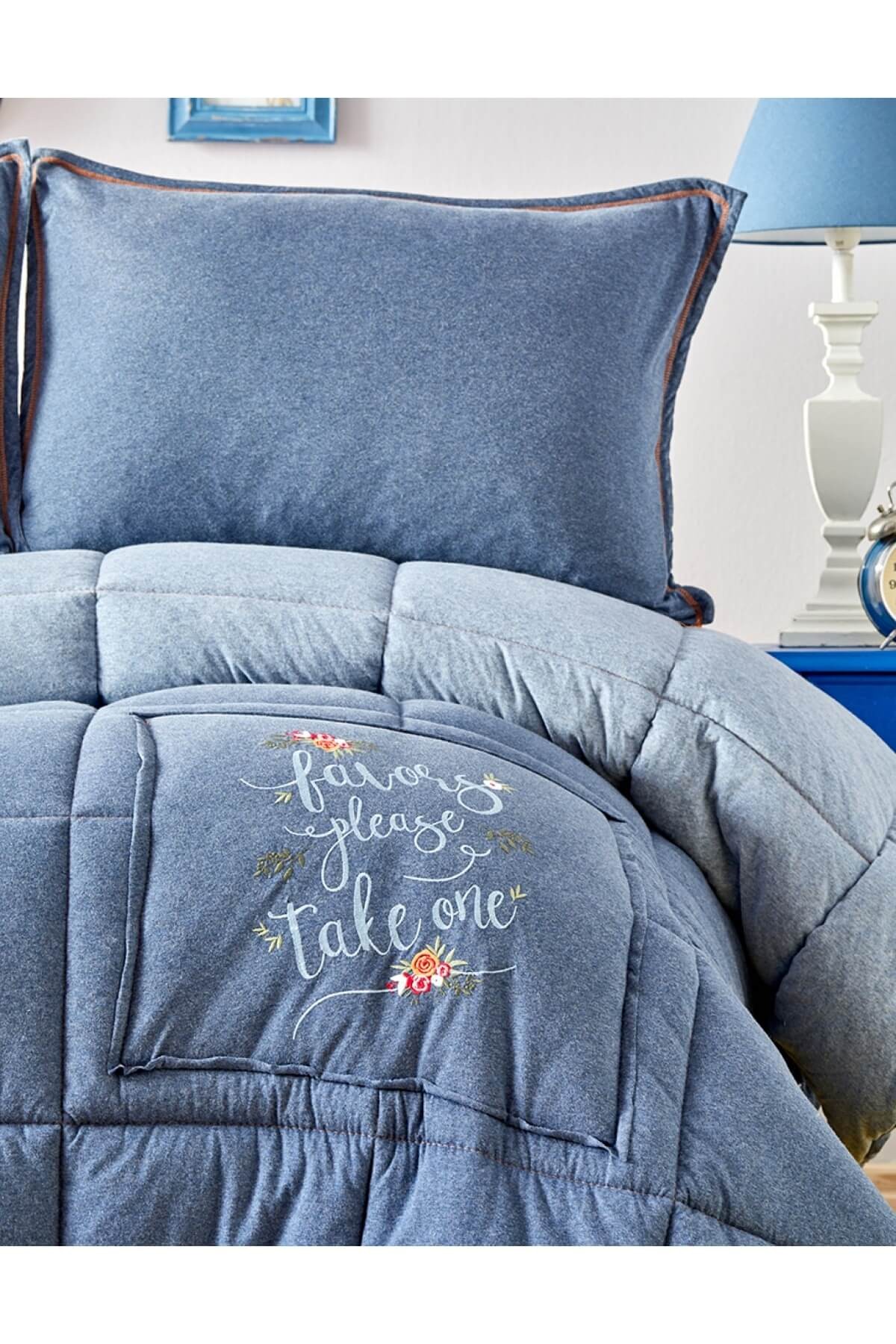 Çift Kişilik Nood Indigo Cotton Comfort