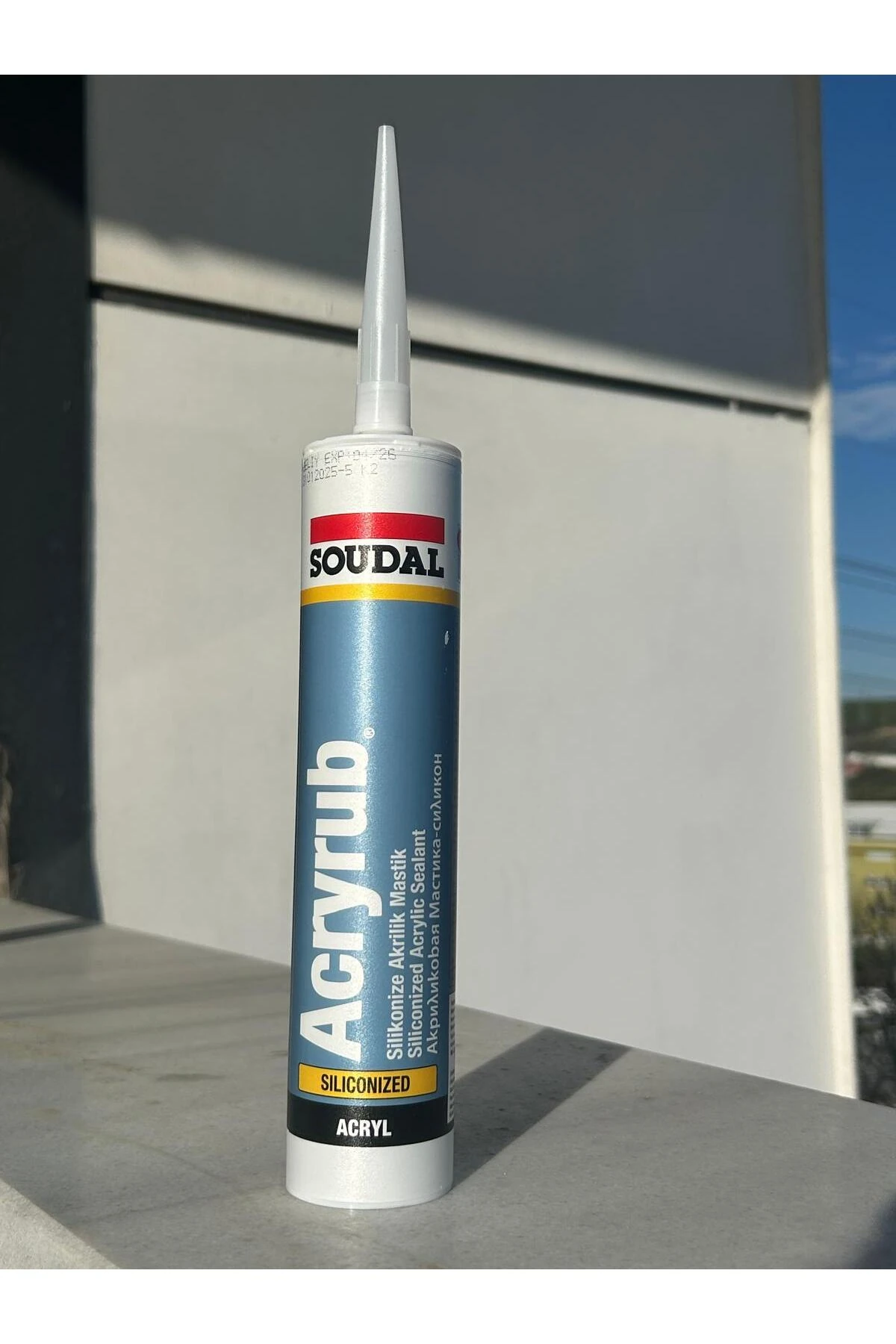 ACRYRUB SİLİKONİZE MASTİK ANTRASİT 500 gr