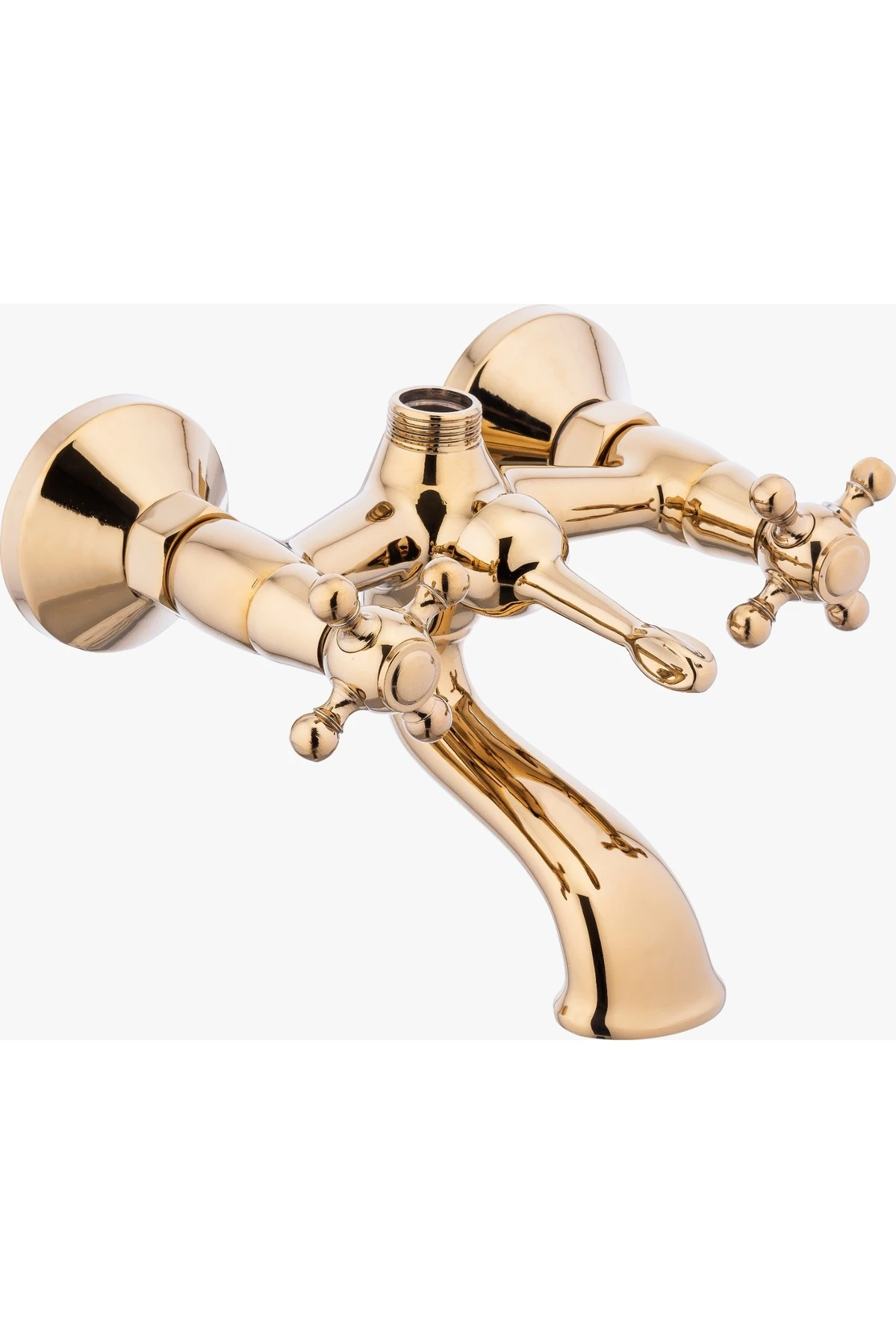 Gold Duş Sistemi Altın Duş Seti Batarya Dahil Tepe Yağmurlama Sistemi Duş Başlığı