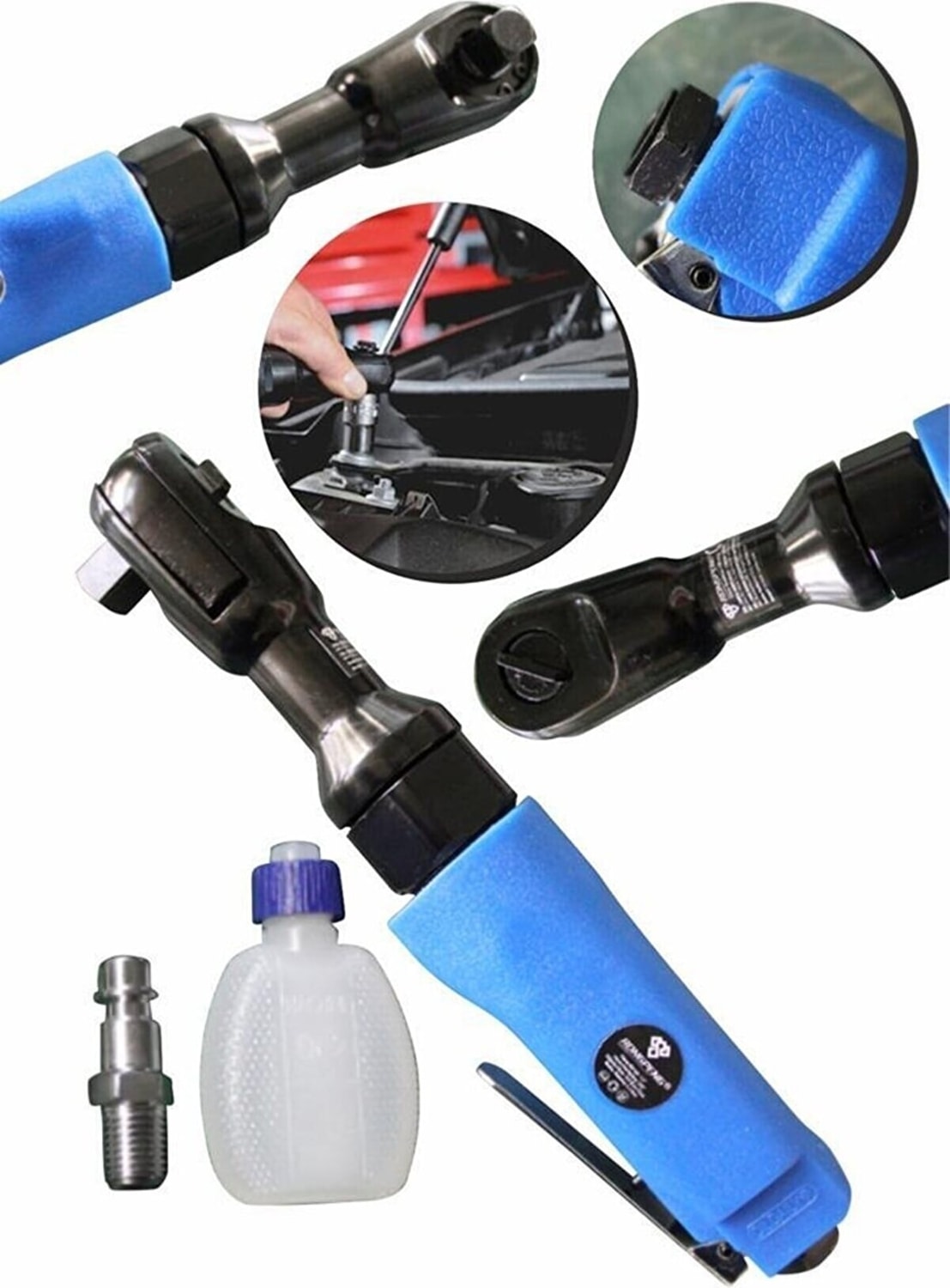 1/2 Havalı Cırcır Kolu Somun Sökme Sıkma Makinesi Rp7412 160 Dev/Dak G-7412 S-Havalı