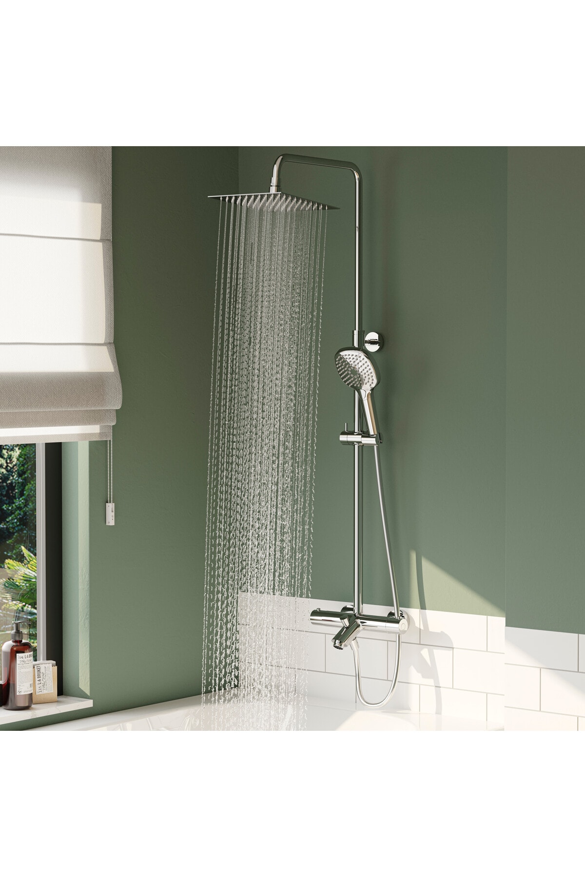 Aquaheat Bliss 230b A47211 Termostatik Banyo Sistemi, Krom